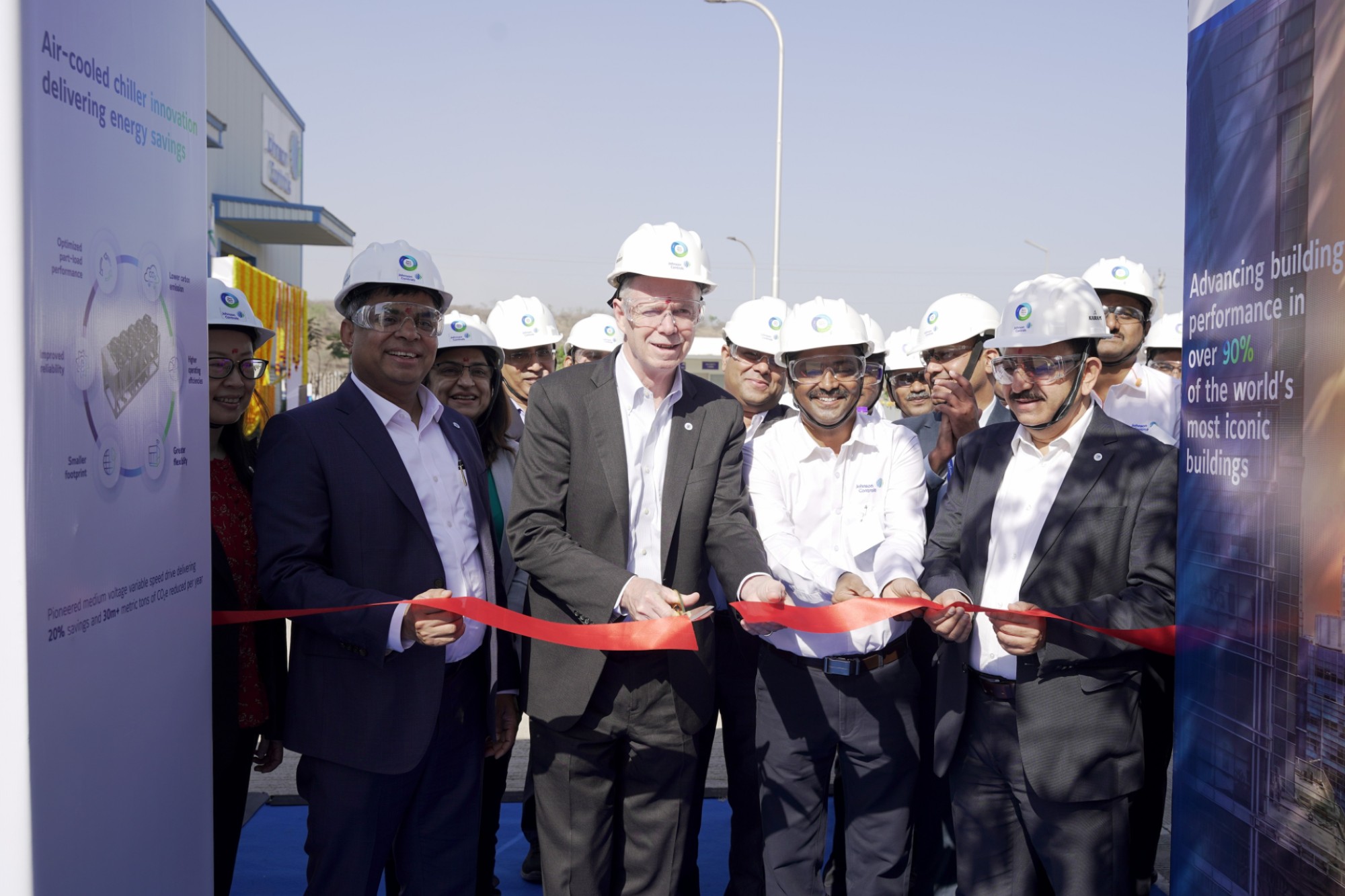 Johnson Controls Leadership inaugurated the expansion of the Pune Plant