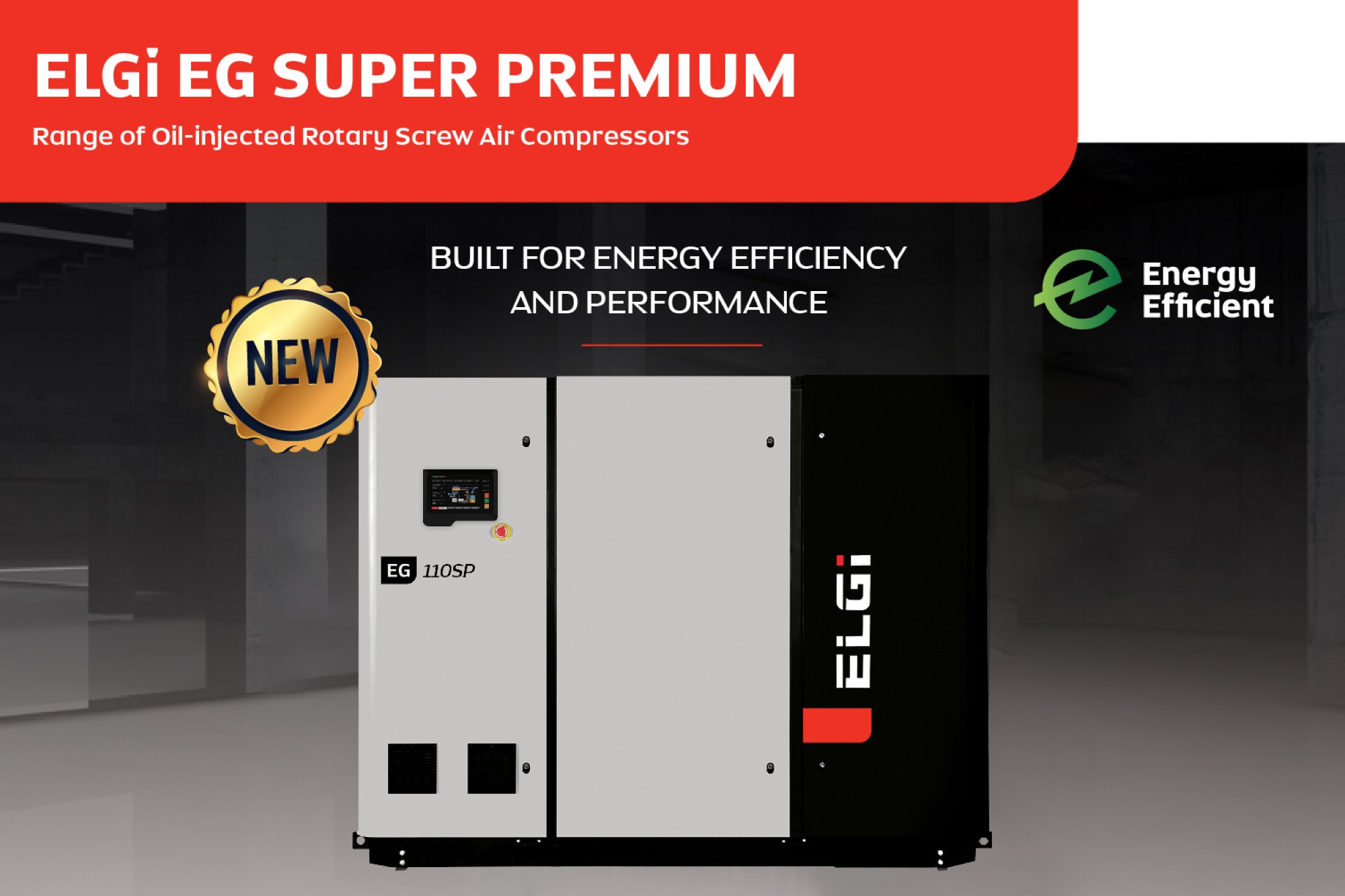 ELGi introduces EG Super Premium Compressors to transform oil-lubricated screw